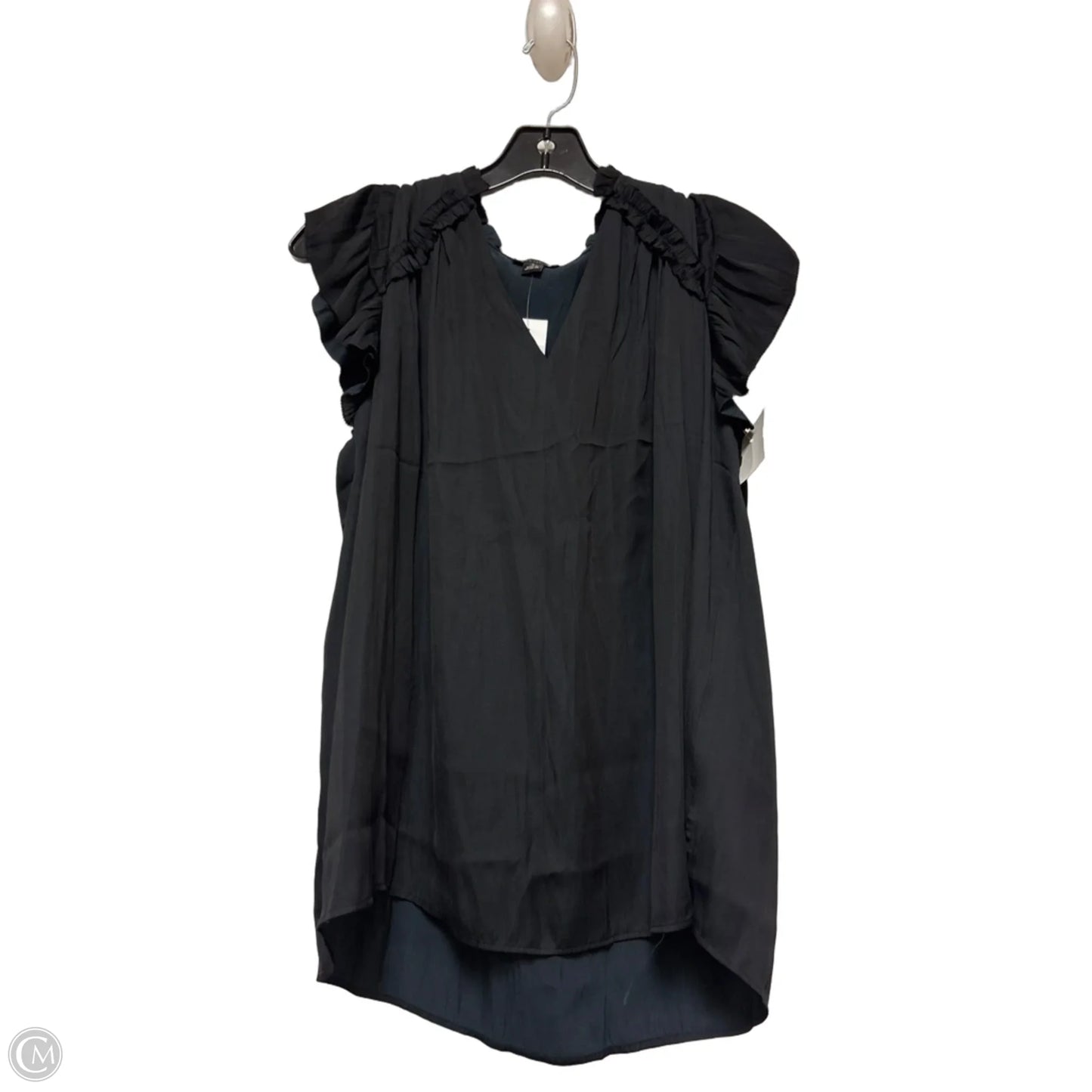 Top Sleeveless By Ann Taylor In Black, Size: M