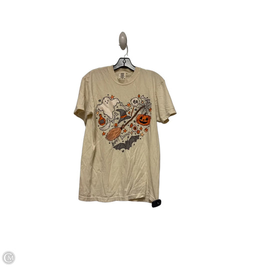 Top Short Sleeve Basic By Clothes Mentor In Multi-colored, Size: M