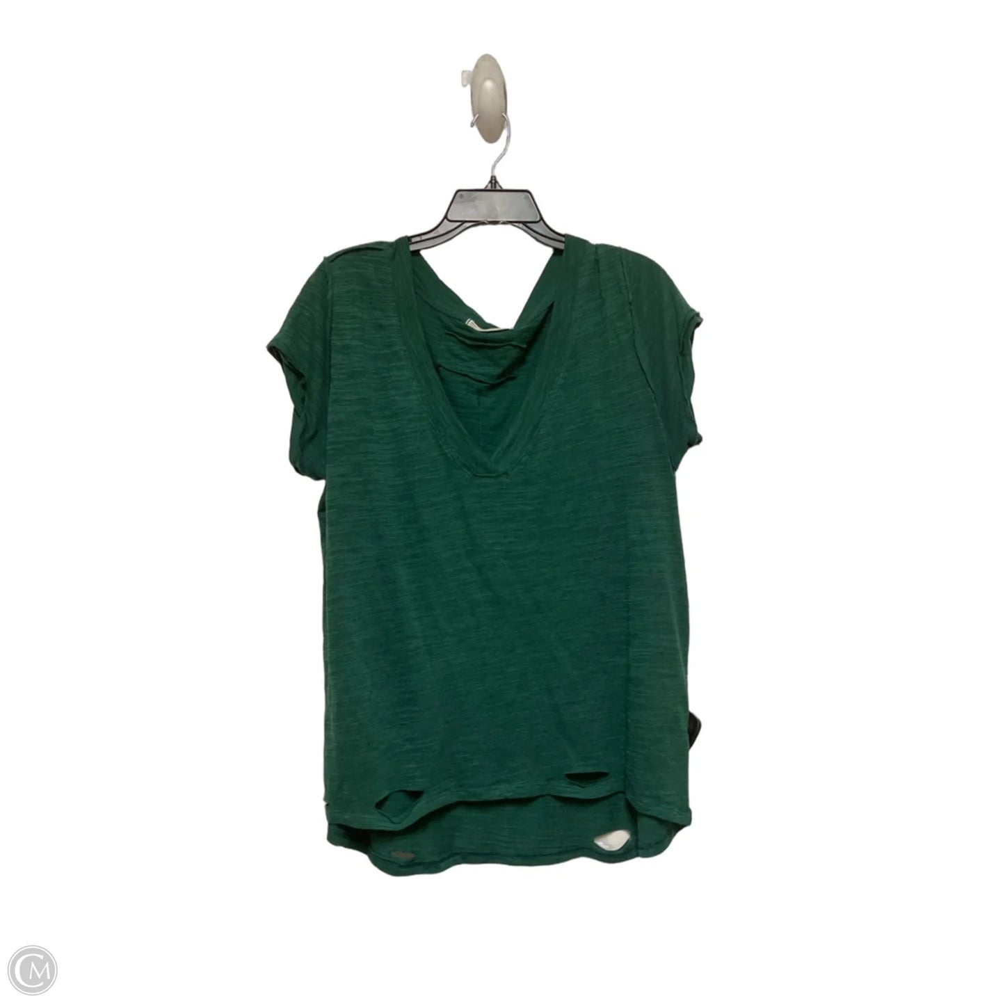 Top Short Sleeve Basic By We The Free In Green, Size: M