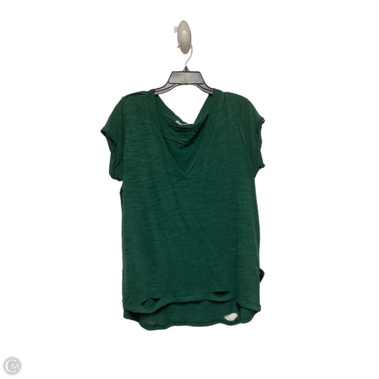 Top Short Sleeve Basic By We The Free In Green, Size: M