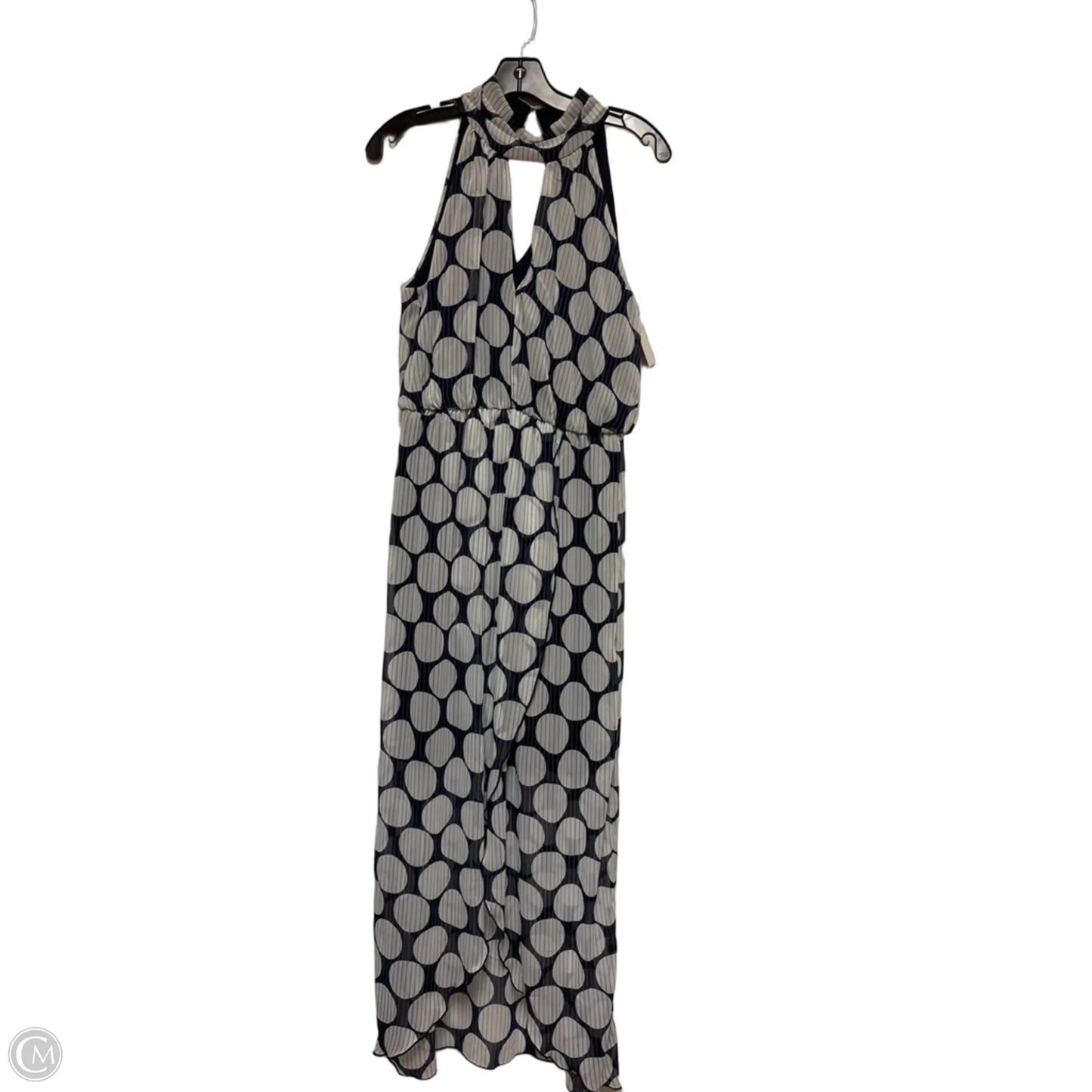 Dress Casual Maxi By En Focus In Blue & White, Size: M