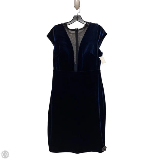 Dress Casual Midi By Marina In Blue, Size: M