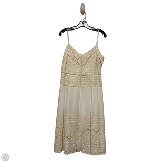 Dress Designer By Tory Burch In Cream, Size: M