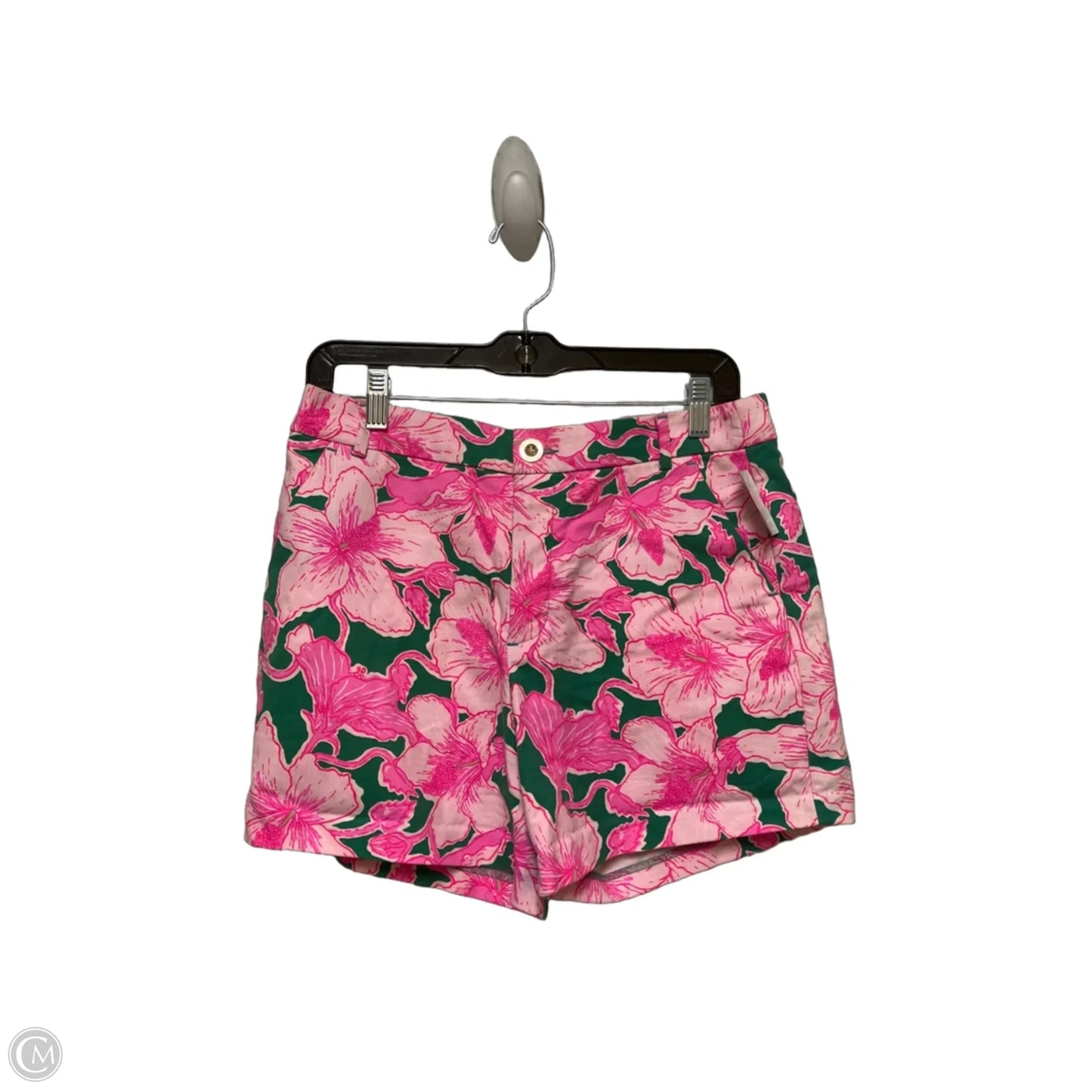 Shorts Designer By Lilly Pulitzer In Green & Pink, Size: 6