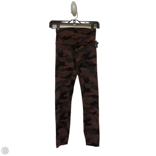 Athletic Leggings By Lululemon In Camouflage Print, Size: Xs