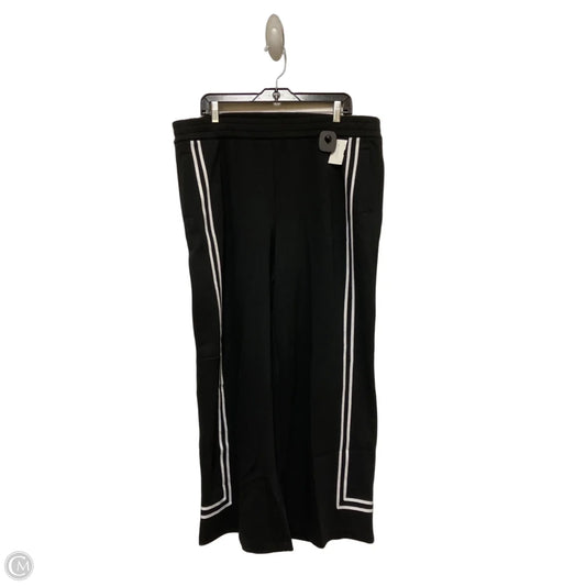 Athletic Pants By Talbots In Black & White, Size: Xl
