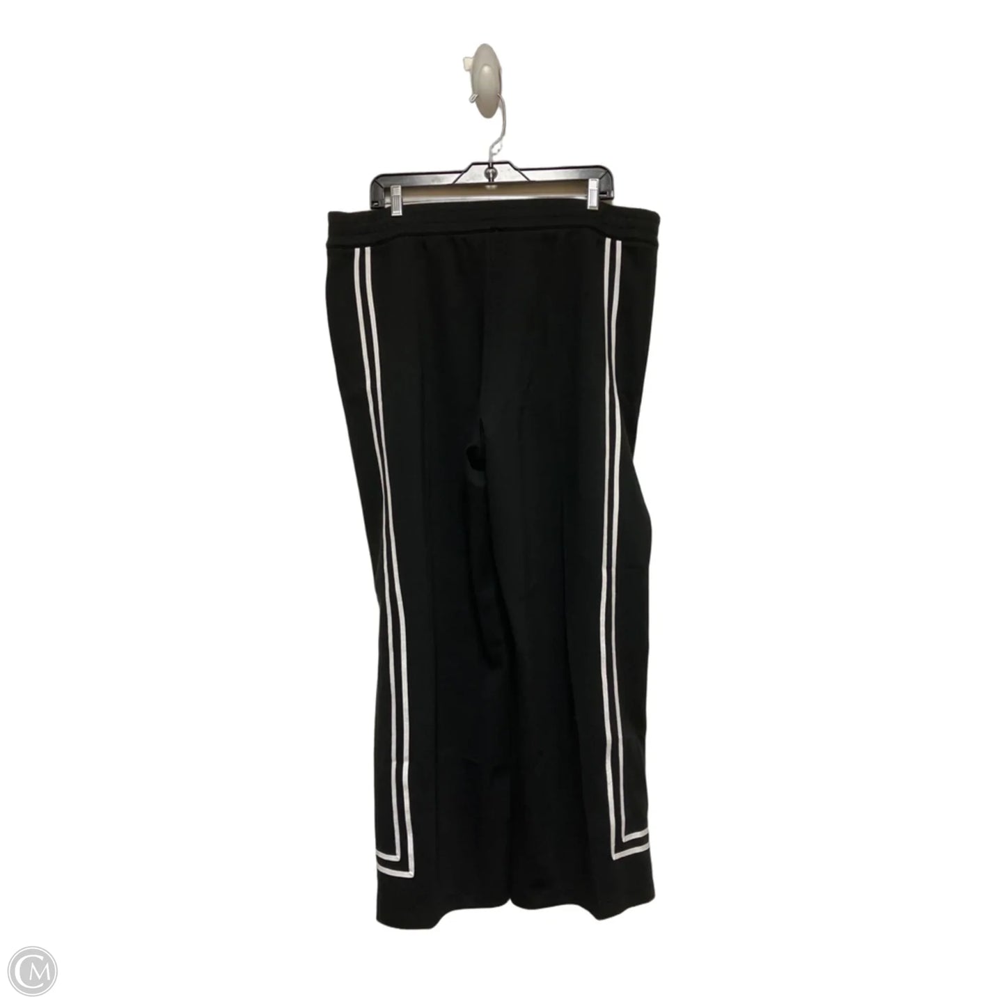 Athletic Pants By Talbots In Black & White, Size: Xl