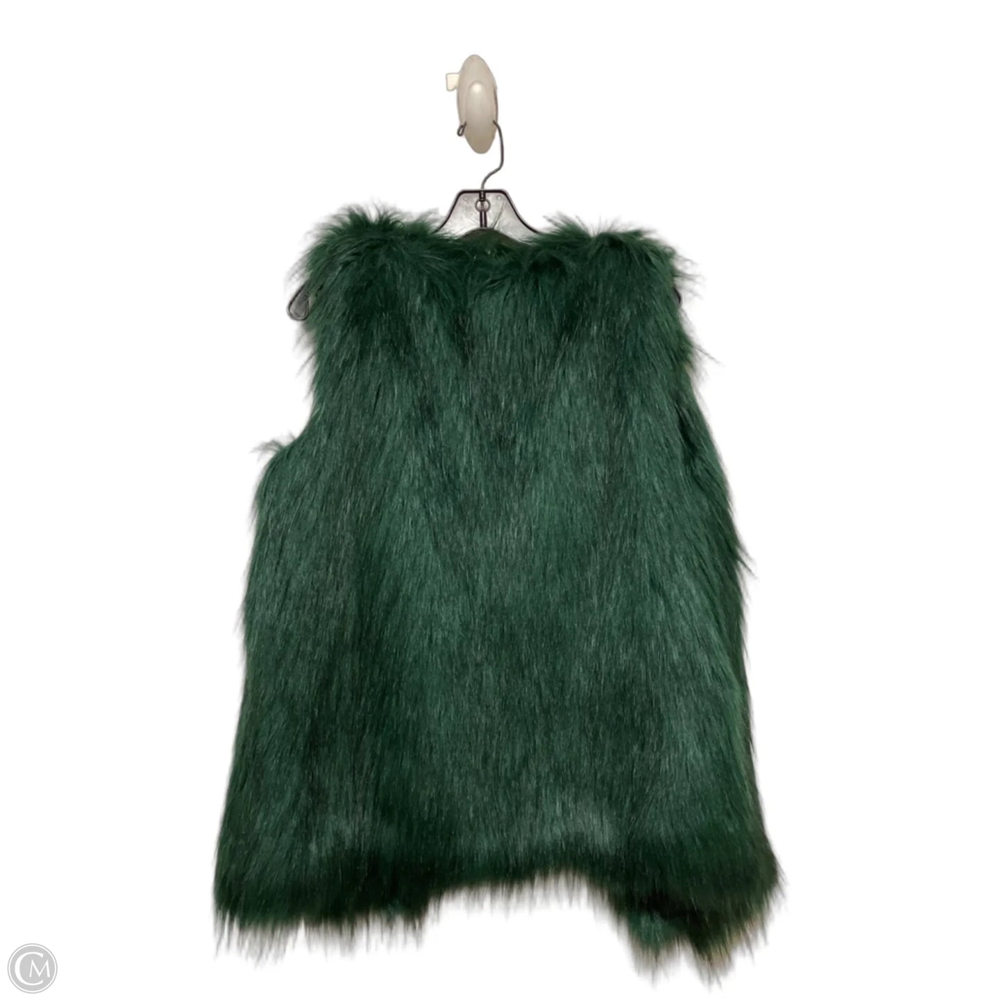 Vest Faux Fur & Sherpa By Jessica Simpson In Green, Size: M