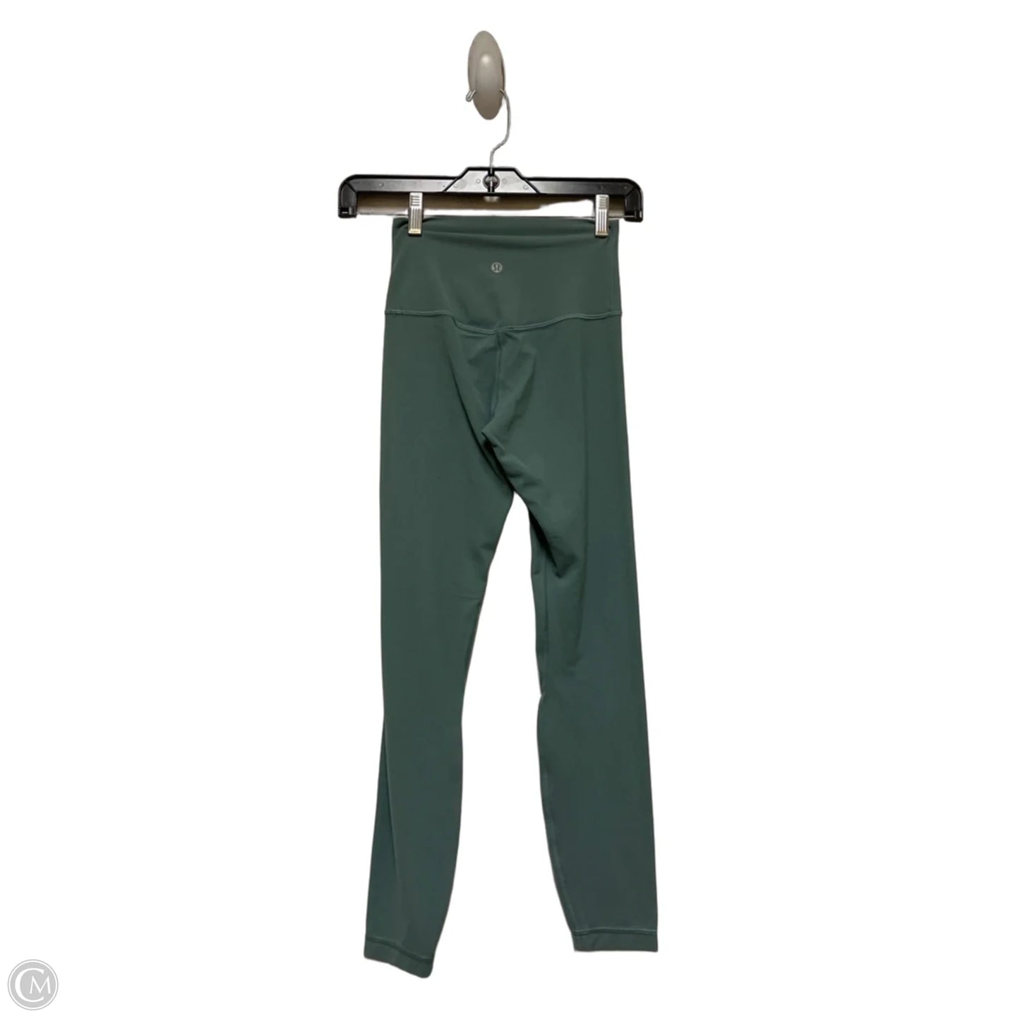 Athletic Leggings By Lululemon In Green, Size: Xs
