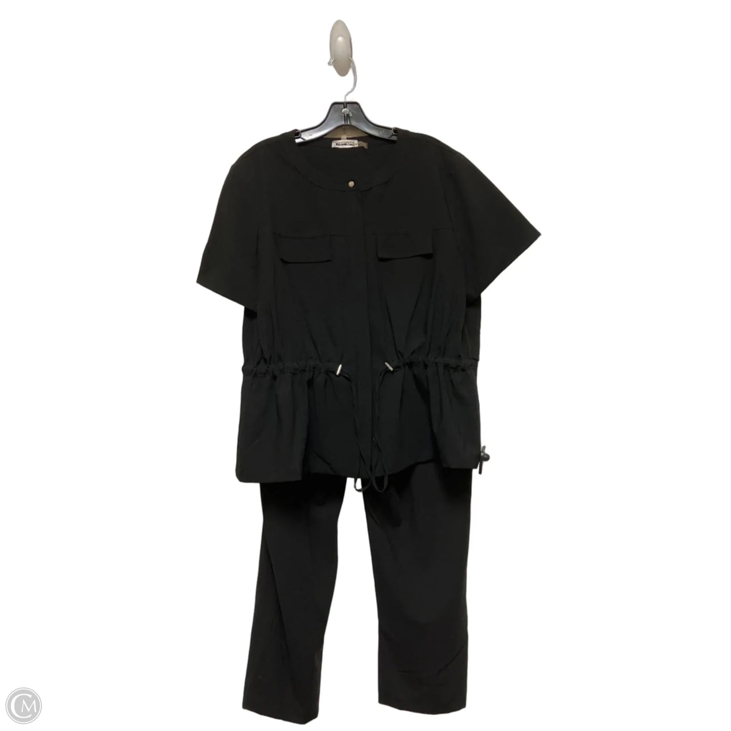 Pants Set 2pc By Calvin Klein In Black, Size: 16