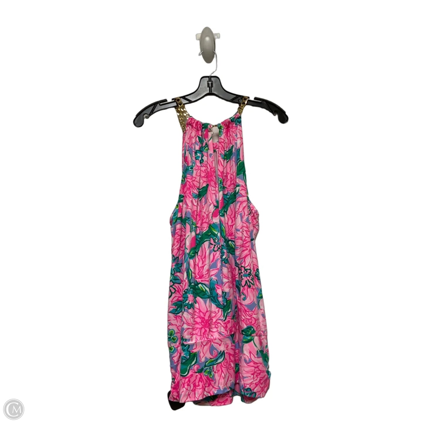 Top Sleeveless Designer By Lilly Pulitzer In Floral Print, Size: Xl
