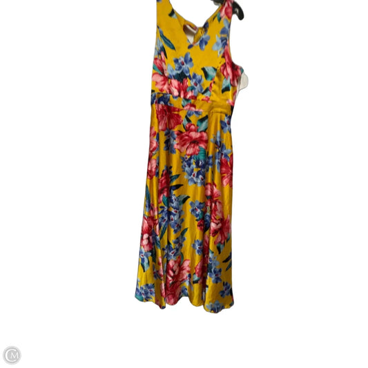 Dress Casual Maxi By Tahari In Floral Print, Size: M