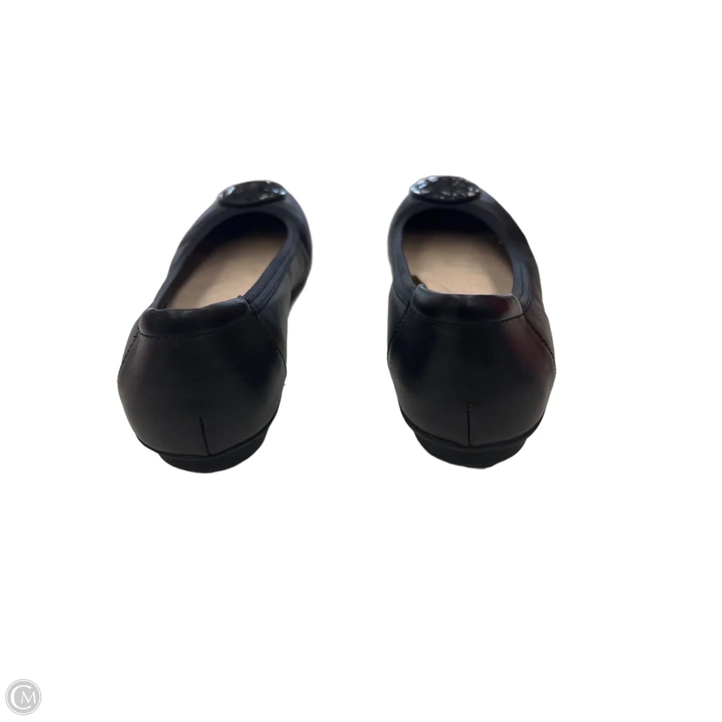 Shoes Flats By Clarks In Black, Size: 11