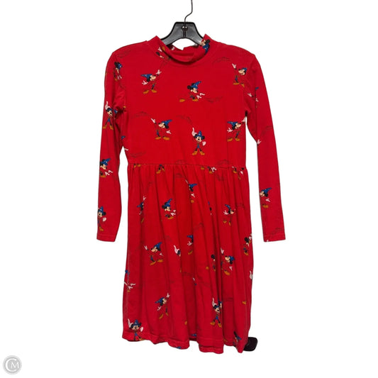 Dress Casual Short By Disney Store In Red, Size: M