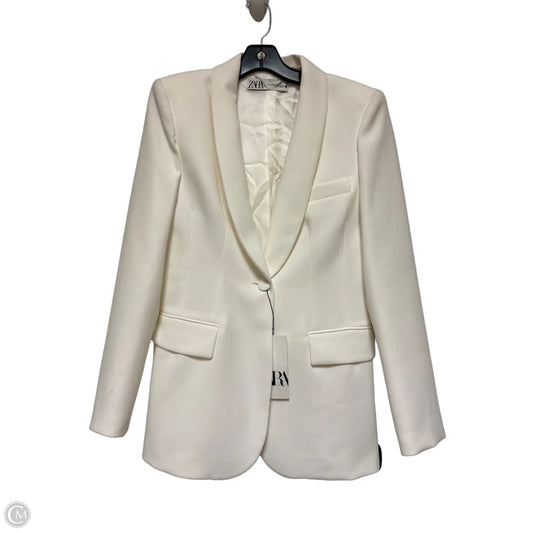 Blazer By Zara In Cream, Size: M