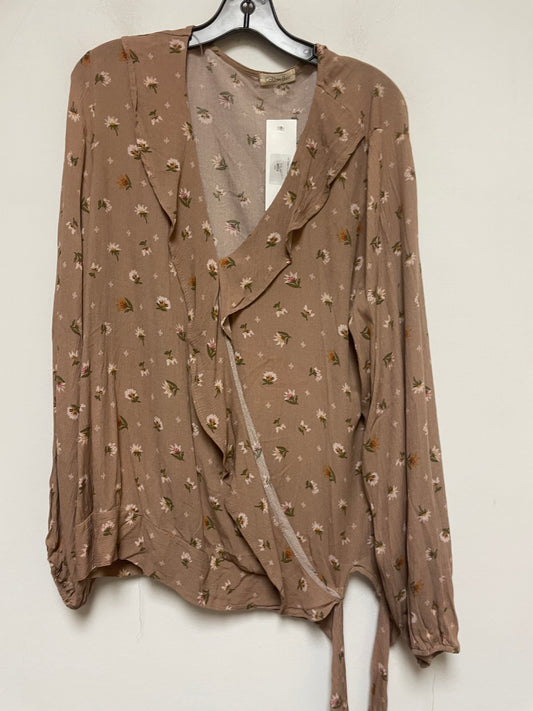 Top Long Sleeve By Cotton Bleu  Size: L