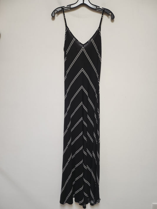 Black & White Dress Casual Maxi Loft, Size Xs