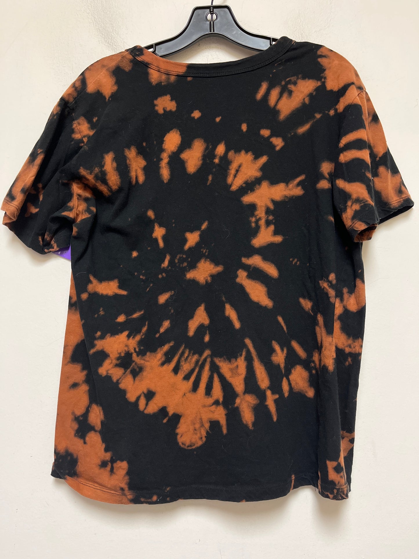 Tie Dye Print Top Short Sleeve Basic Walt Disney, Size S