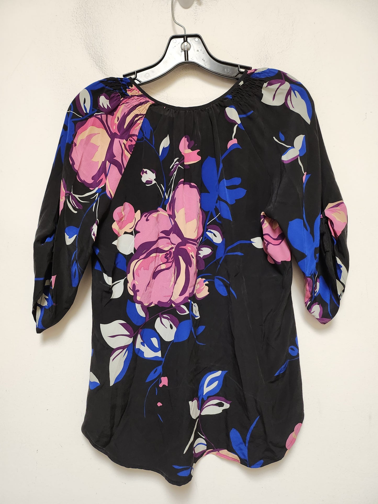 Floral Print Top Short Sleeve Yumi Kim, Size Xs