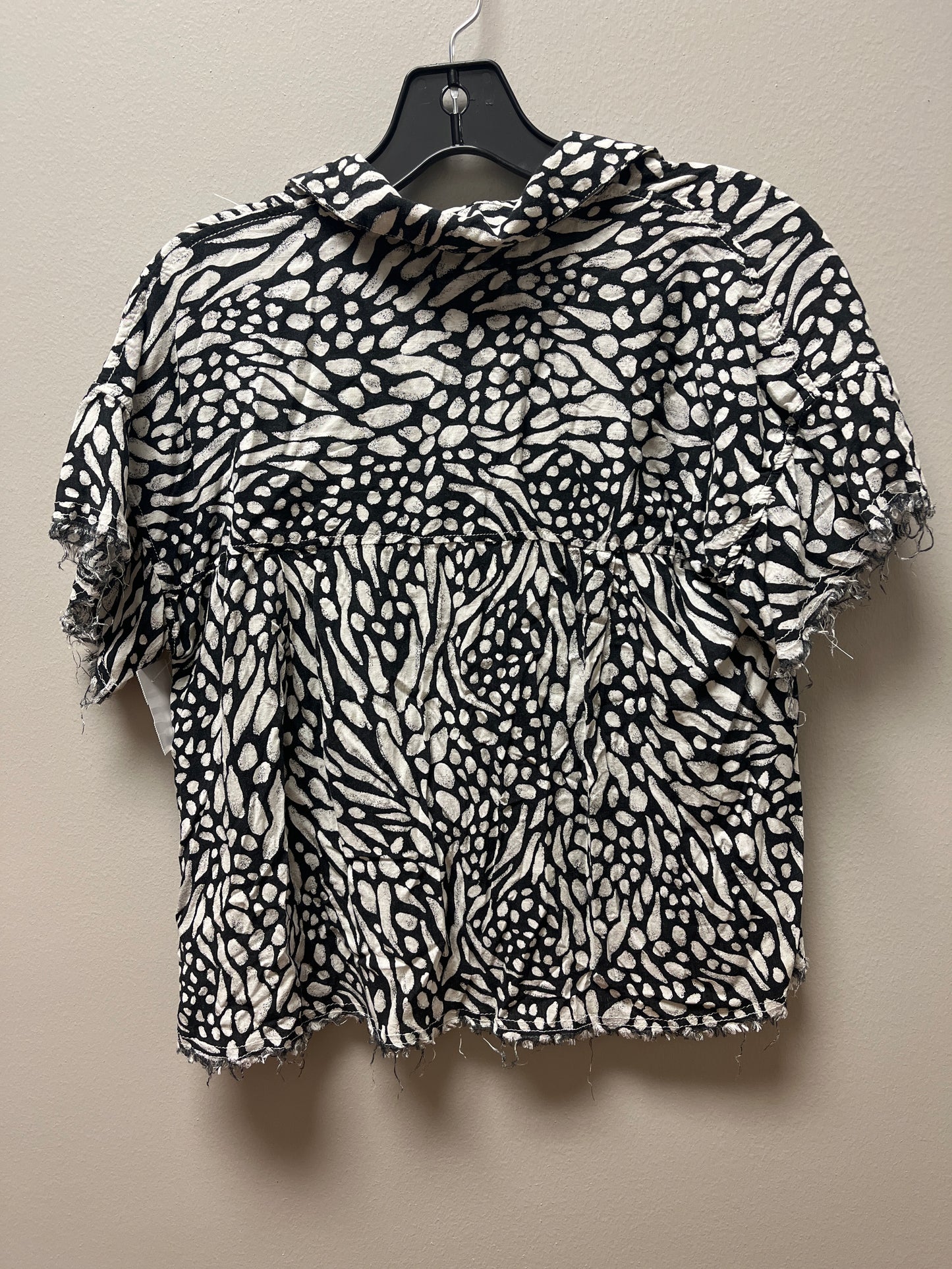 Black & White Top Short Sleeve Philosophy, Size S