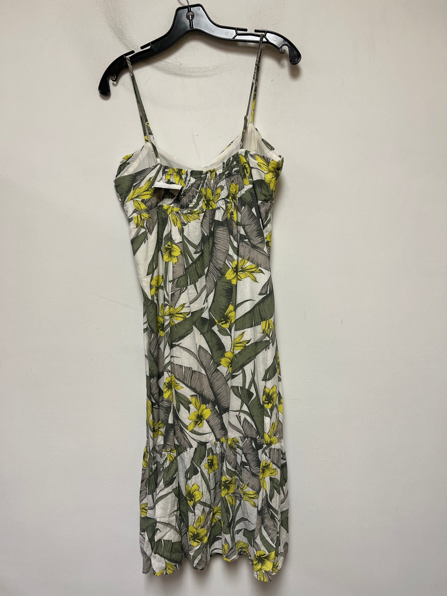 Floral Print Dress Casual Midi Banana Republic, Size M