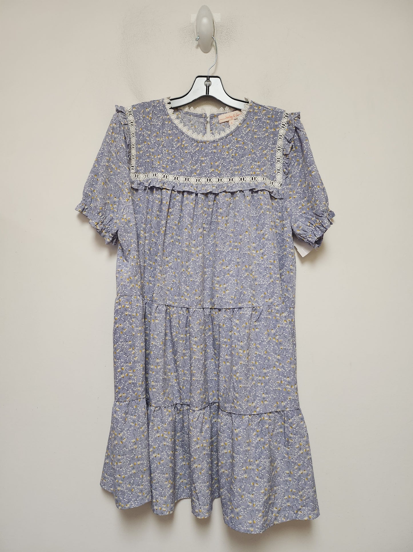 Dress Casual Short By Clothes Mentor In Blue, Size: L