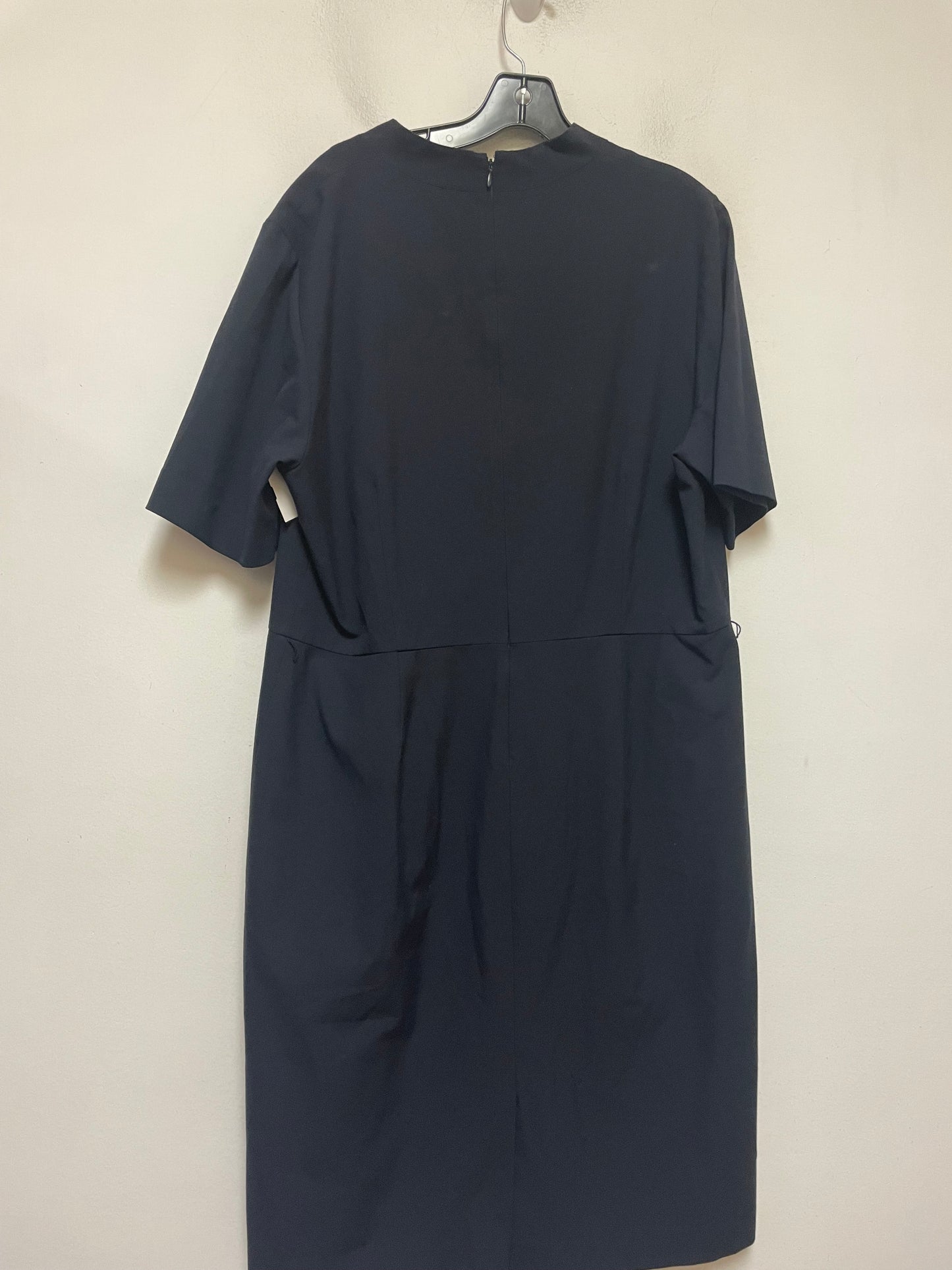 Dress Casual Midi By Ann Taylor In Navy, Size: 2x