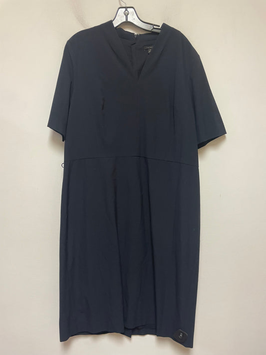 Dress Casual Midi By Ann Taylor In Navy, Size: 2x