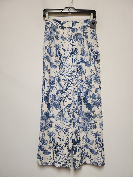 Pants Wide Leg By En Creme In Blue & White, Size: 6