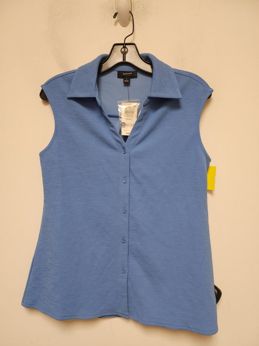 Top Sleeveless By Alfani In Blue, Size: S