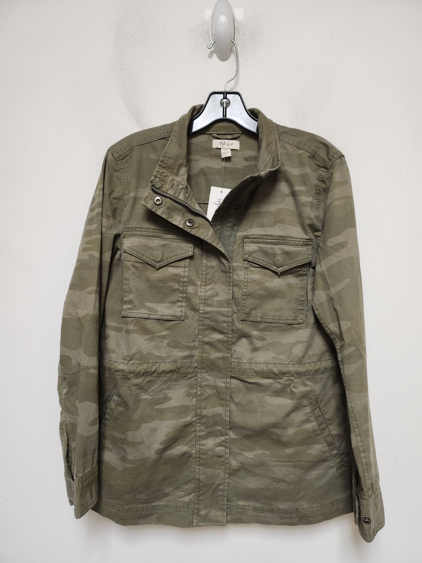 Jacket Other By Style And Company In Camouflage Print, Size: S