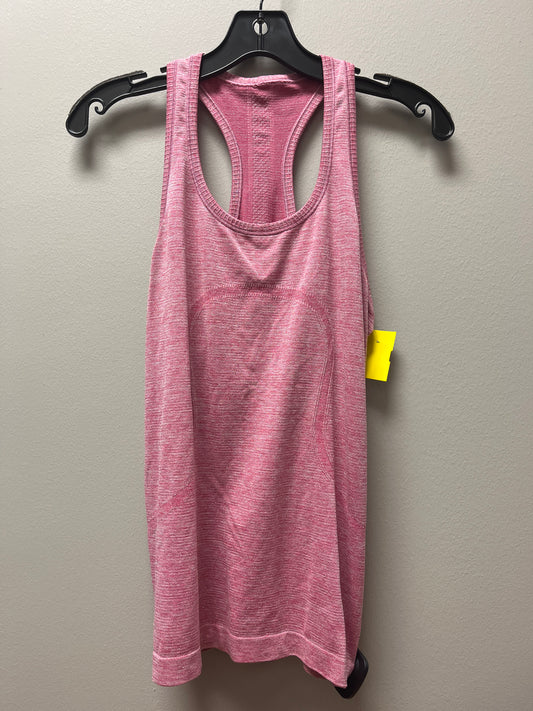 Athletic Tank Top By Lululemon In Pink, Size: M