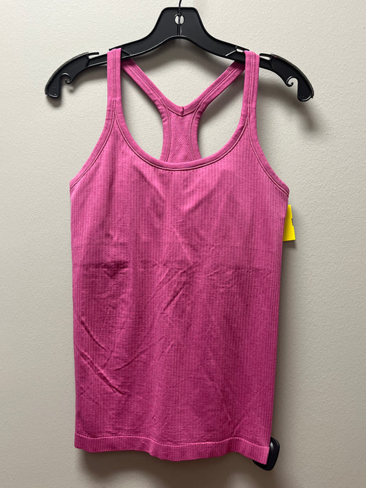 ATHLETIC TANK TOP LULULEMON in PINK, Size: M