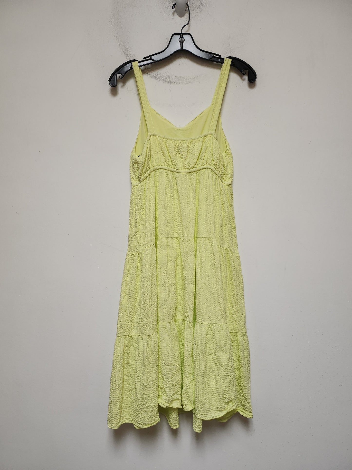 Dress Casual Short By Zara In Yellow, Size: L