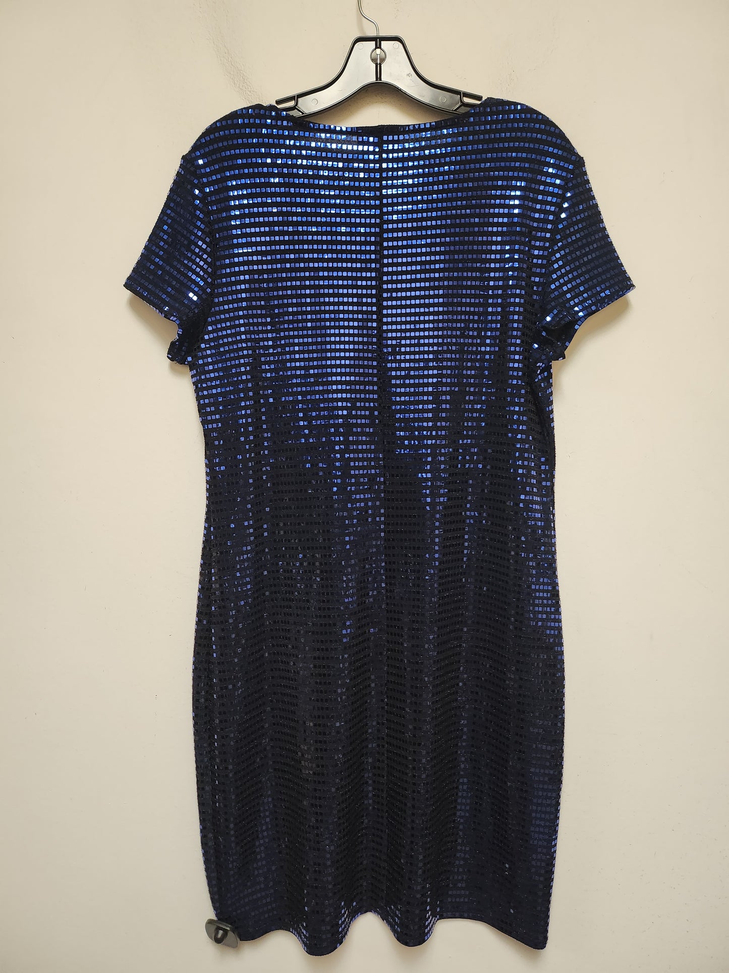 Dress Casual Short By Bebe In Black & Blue, Size: Xl