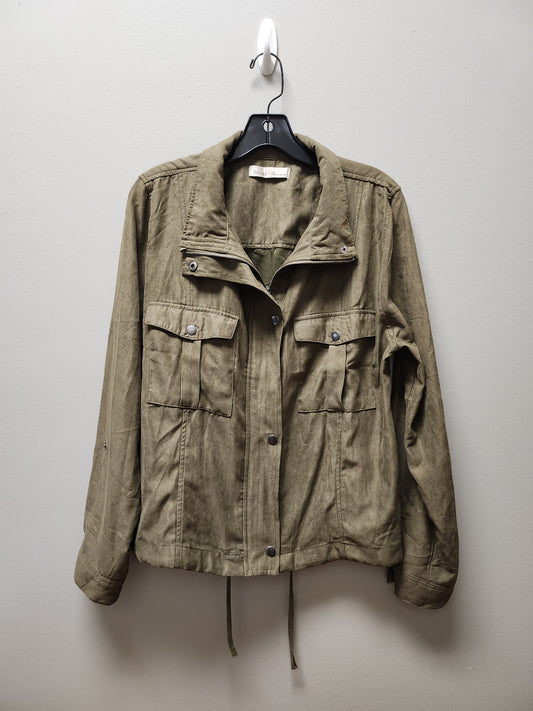 Jacket Other By Clothes Mentor In Green, Size: L