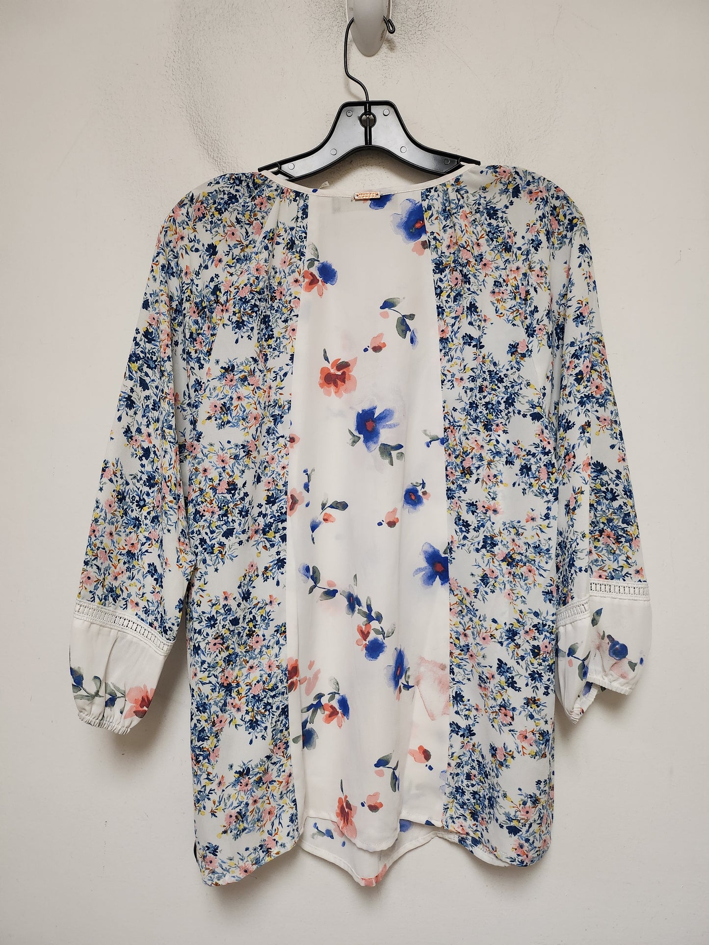 Top Long Sleeve By Ivanka Trump In Floral Print, Size: S