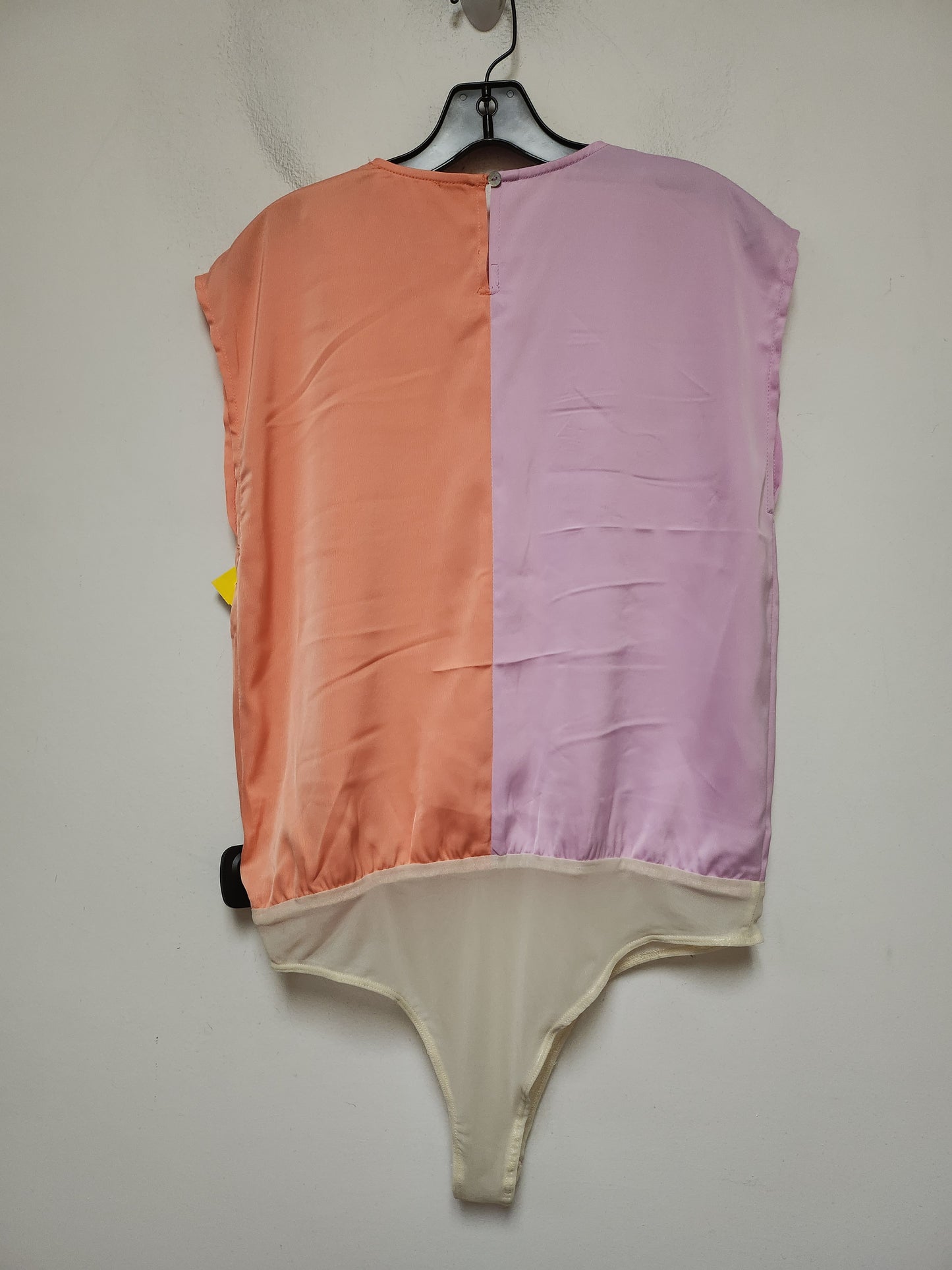 Bodysuit By Entro In Orange & Pink, Size: L