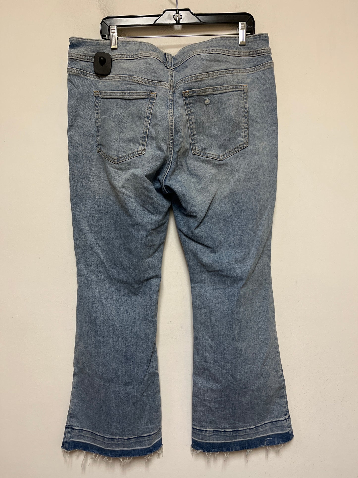 Jeans Straight By Gap In Blue Denim, Size: 16