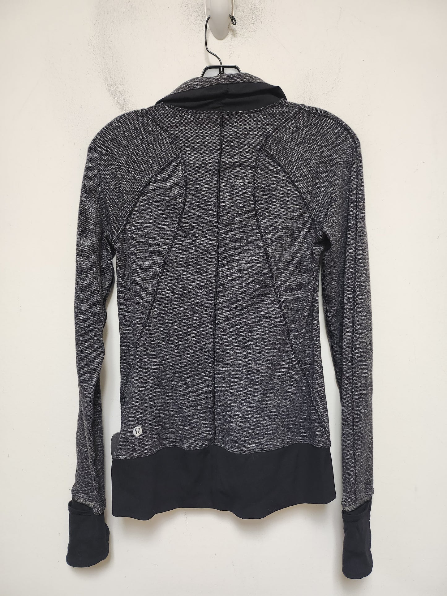 Athletic Jacket By Lululemon In Grey, Size: S