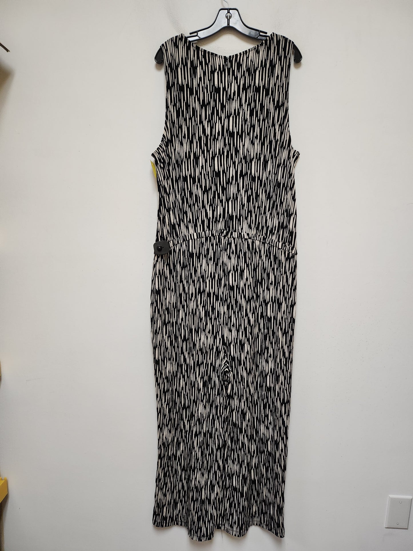 Jumpsuit By Chicos In Black & Tan, Size: Xl