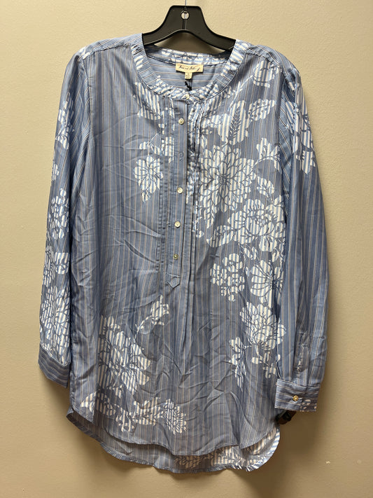 Top Long Sleeve By Jane And Delancey In Blue, Size: M