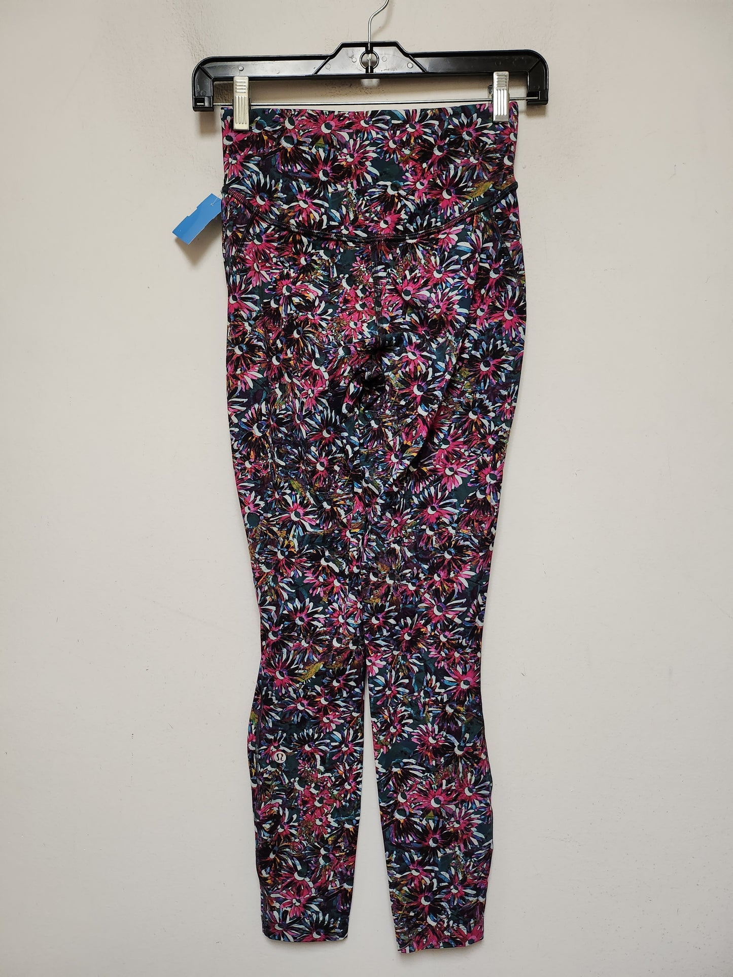 Athletic Leggings By Lululemon In Floral Print, Size: 4