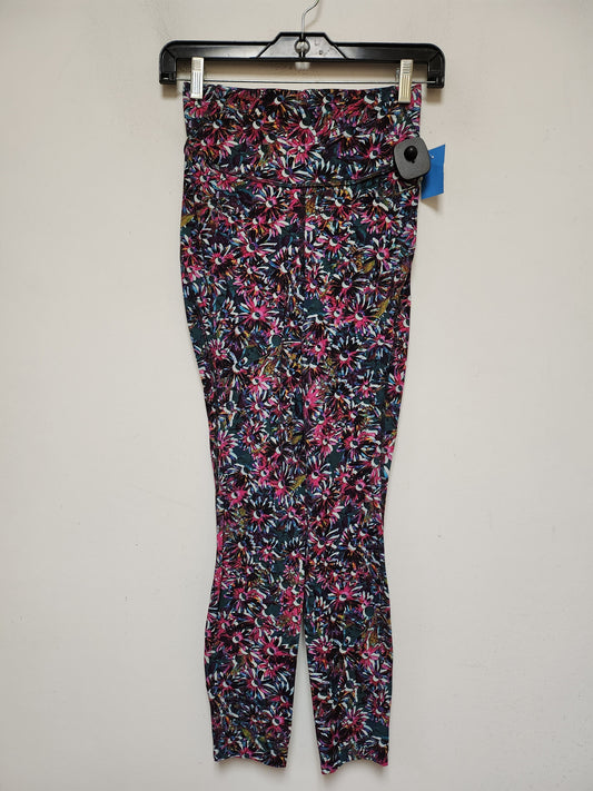 Athletic Leggings By Lululemon In Floral Print, Size: 4