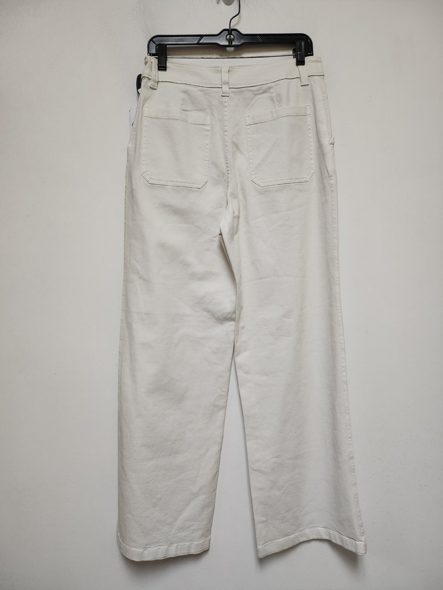 Jeans Straight By Bp In White Denim, Size: 0