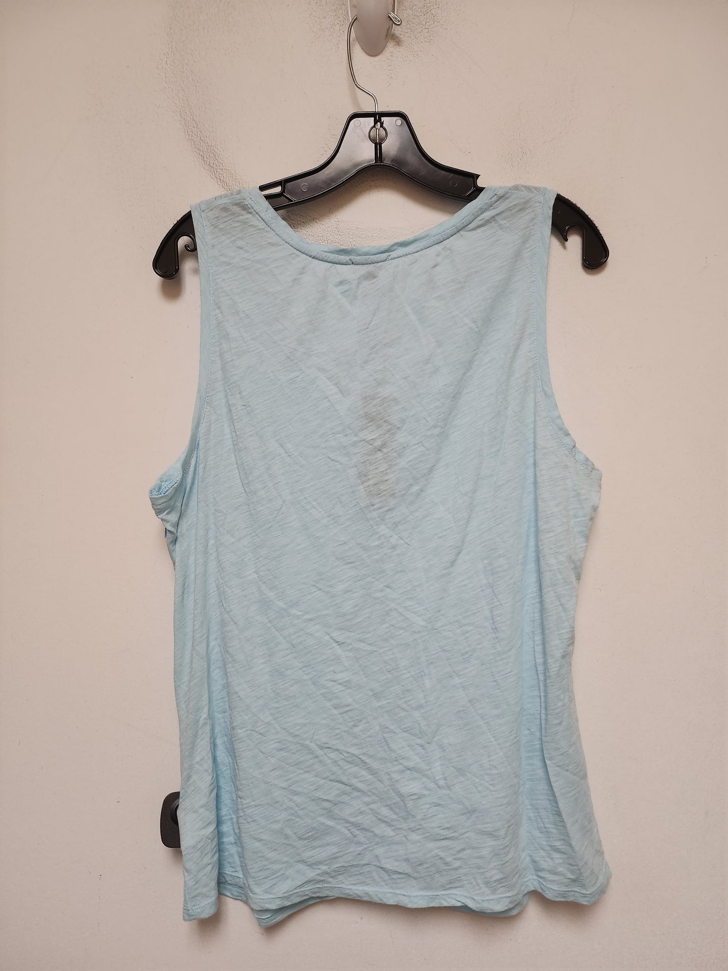 Top Sleeveless By Talbots In Blue, Size: Xl