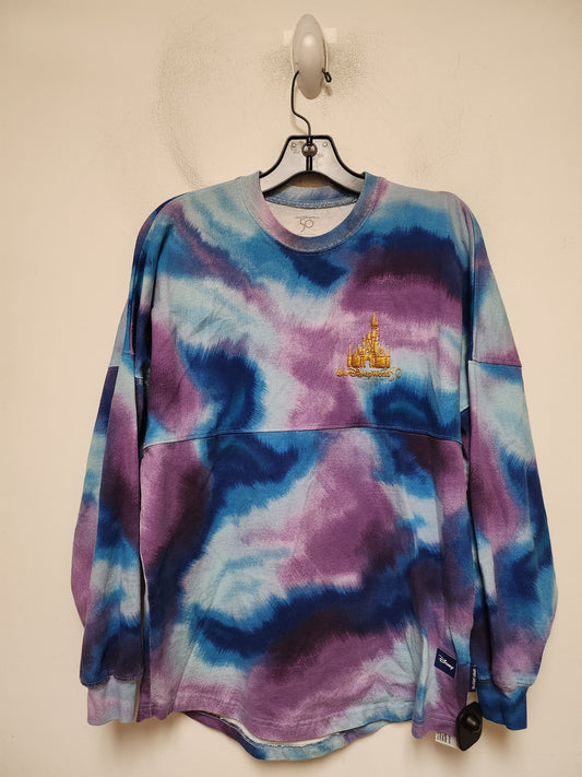 Top Long Sleeve By Walt Disney In Blue & Purple, Size: Xs