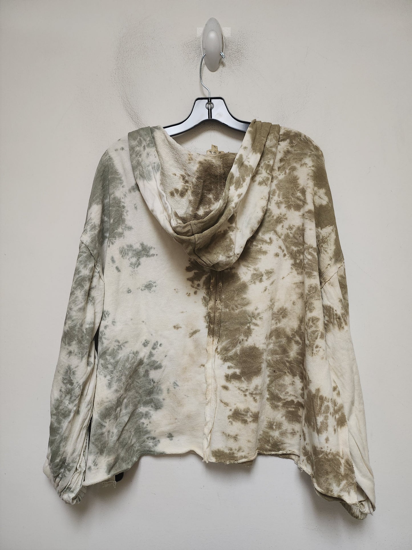 Sweatshirt Hoodie By Pol In Tie Dye Print, Size: L