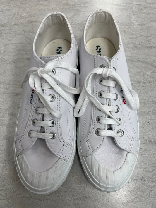 Shoes Sneakers By Superga In White, Size: 6.5