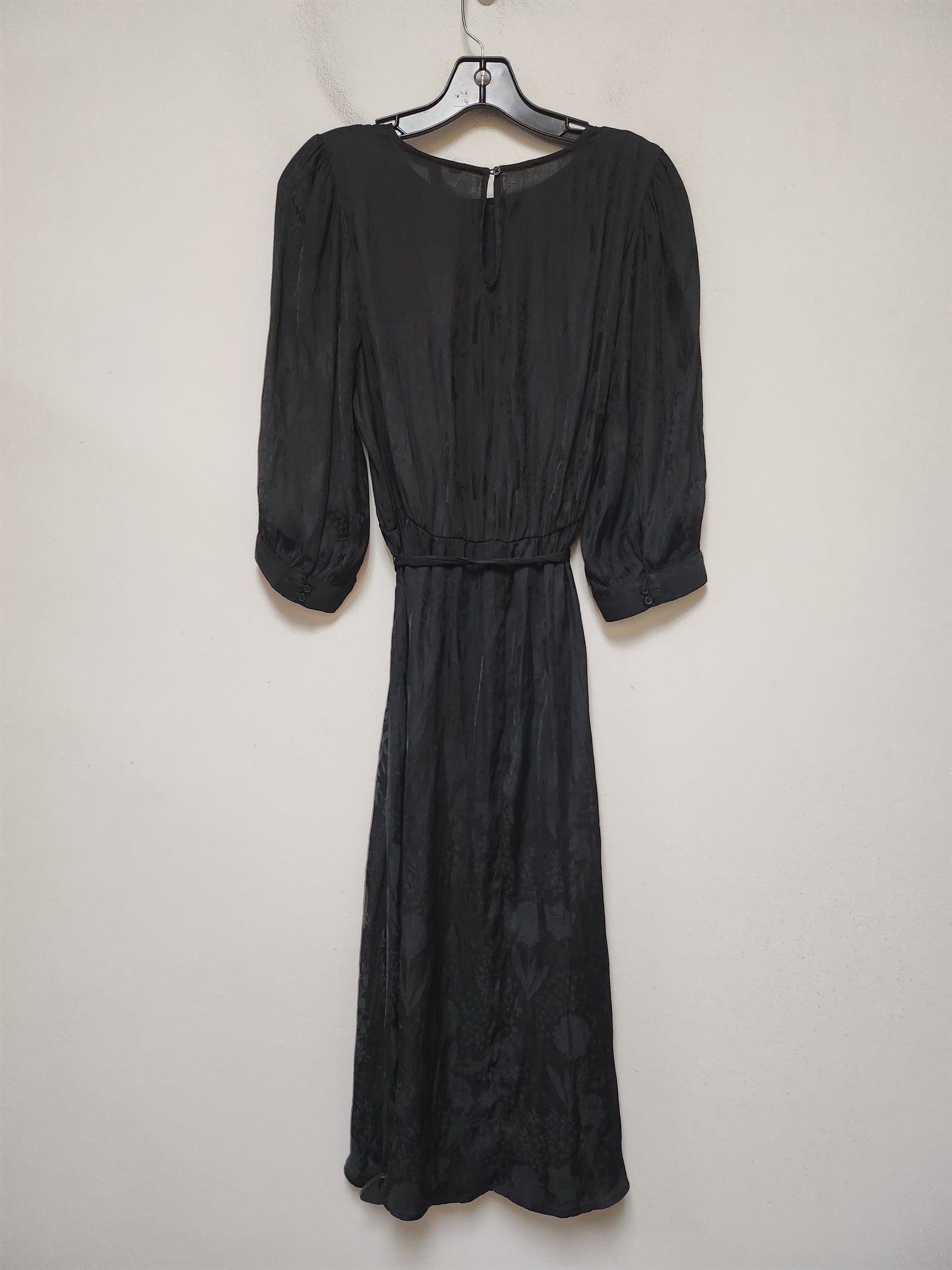 Dress Casual Midi By Banana Republic In Black, Size: M